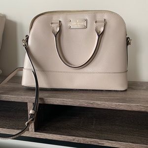 Tan Kate Spade Handbag with Shoulder Strap